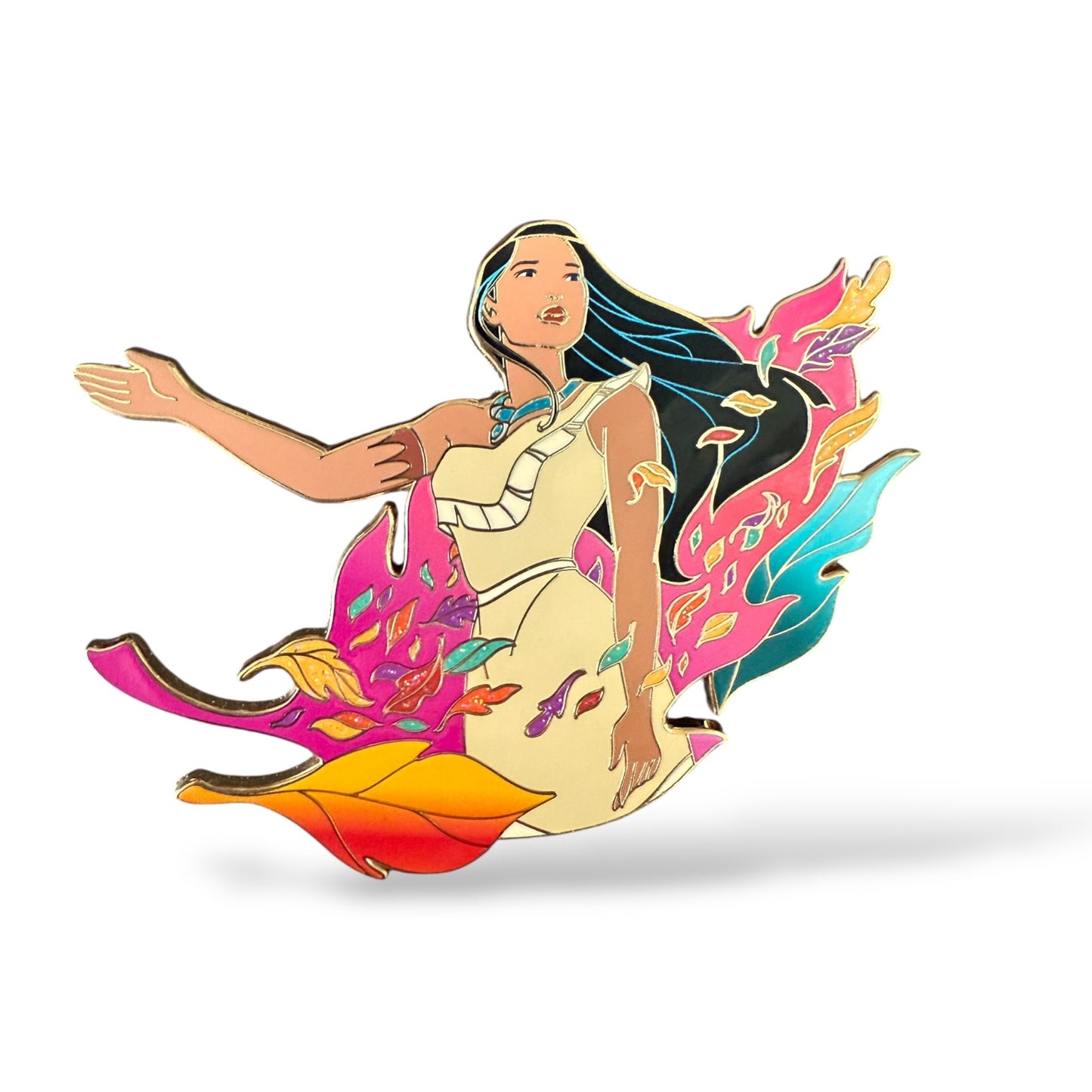 WDI Pocahontas 30th Anniversary Pocahontas Swirling Leaves Pin