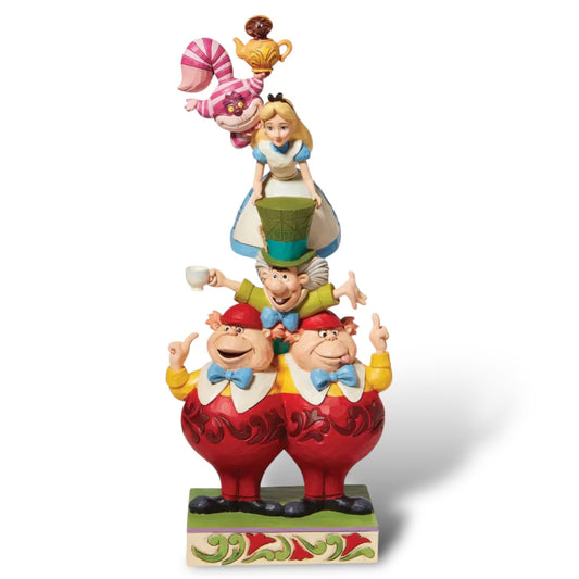 We're All Mad Here Alice Characters Stacked Figurine