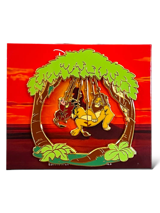 DLRP The Lion King Simba and Pumbaa Slider Pin