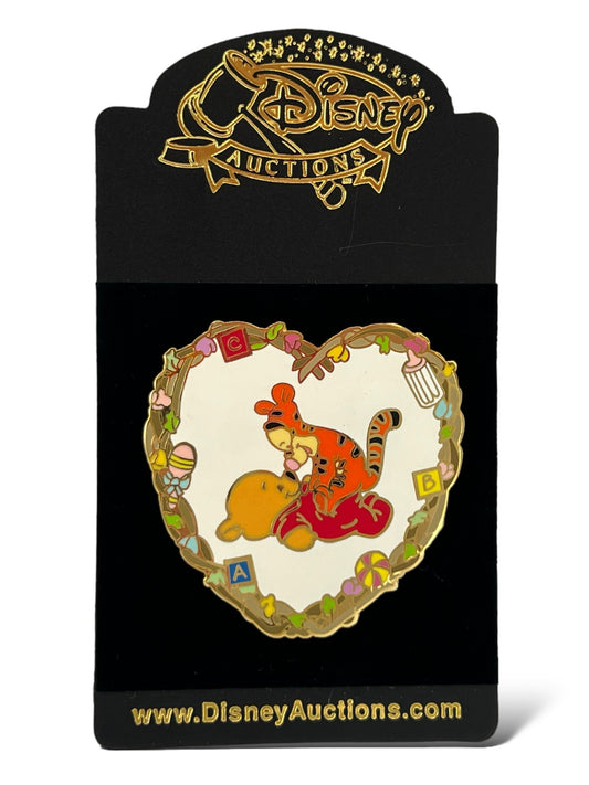 Disney Auctions Baby Pooh and Tigger Heart Pin