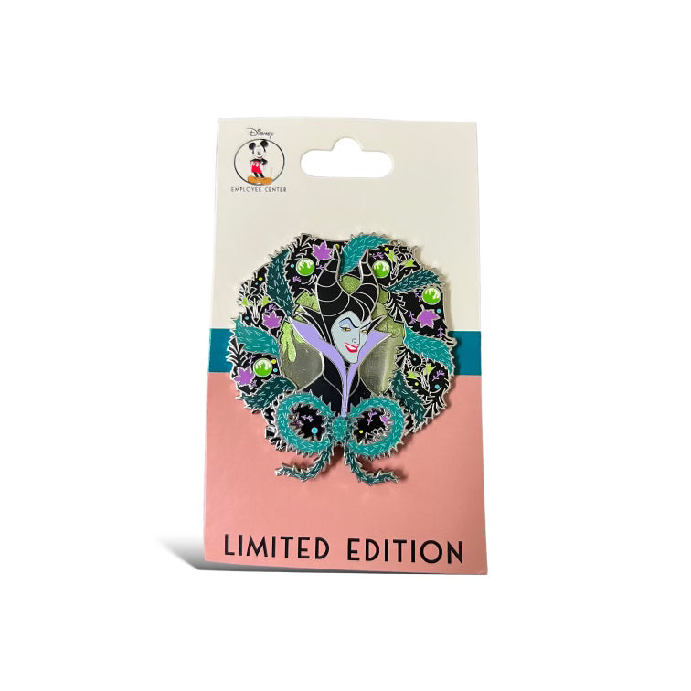 DEC Wreath Maleficent Pin