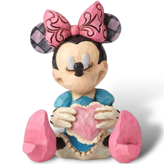 Minnie Holding Heart Figurine