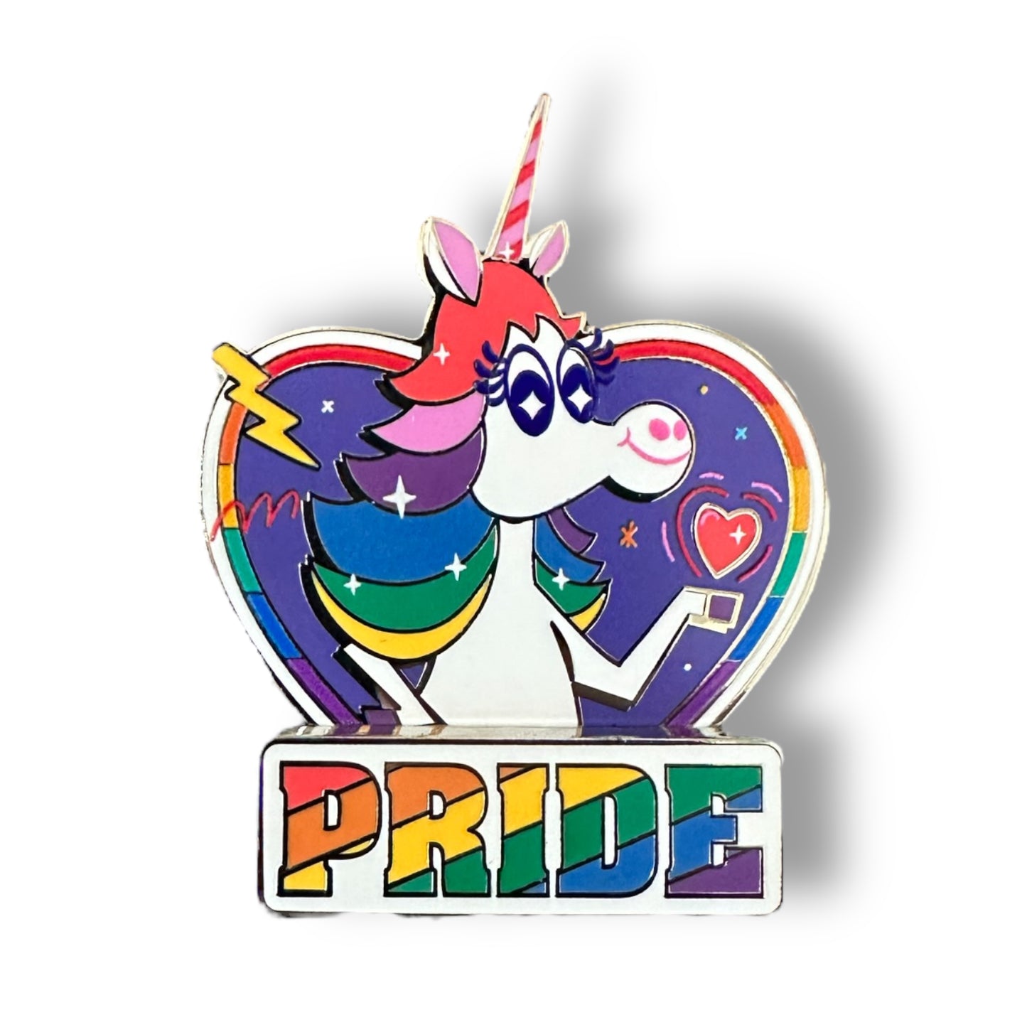 DSSH Pride Princess Unicorn Pin