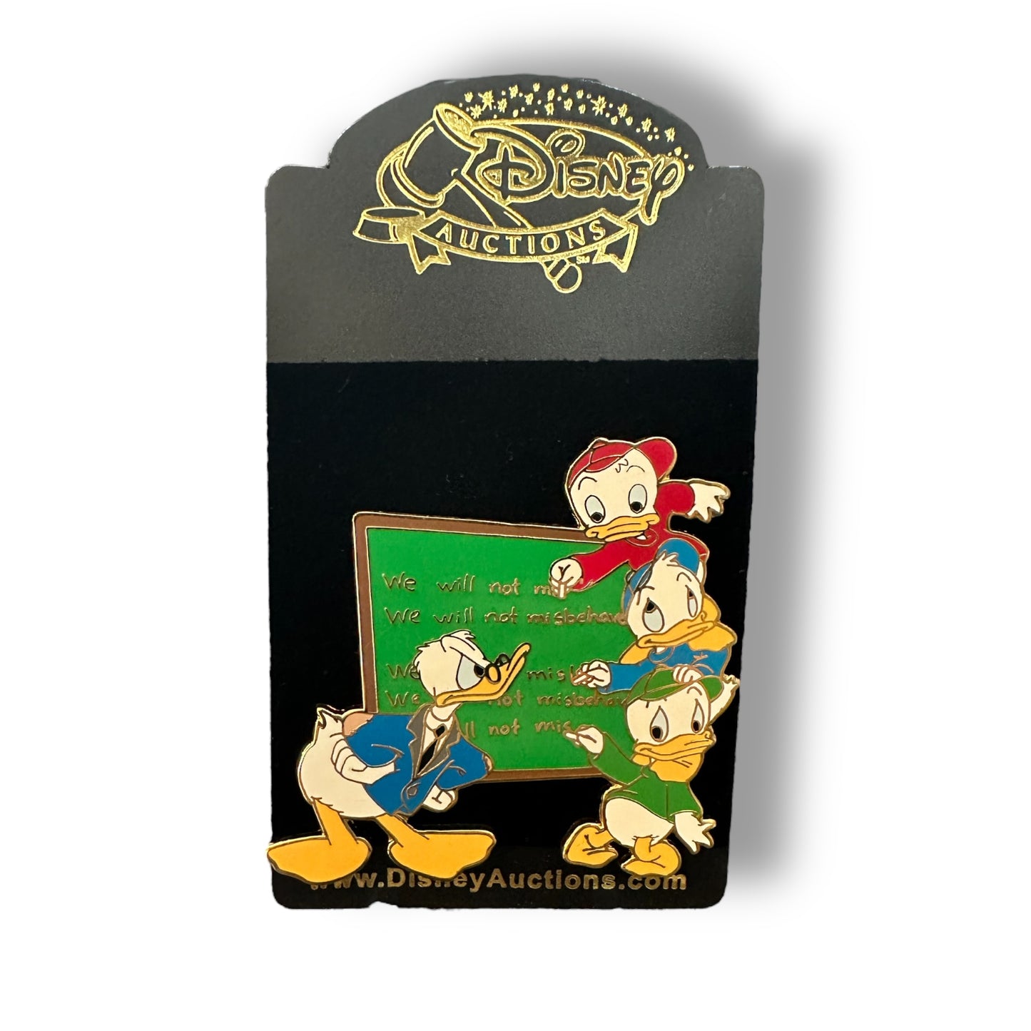 Disney Auctions Back To School Donald and Nephews Pin