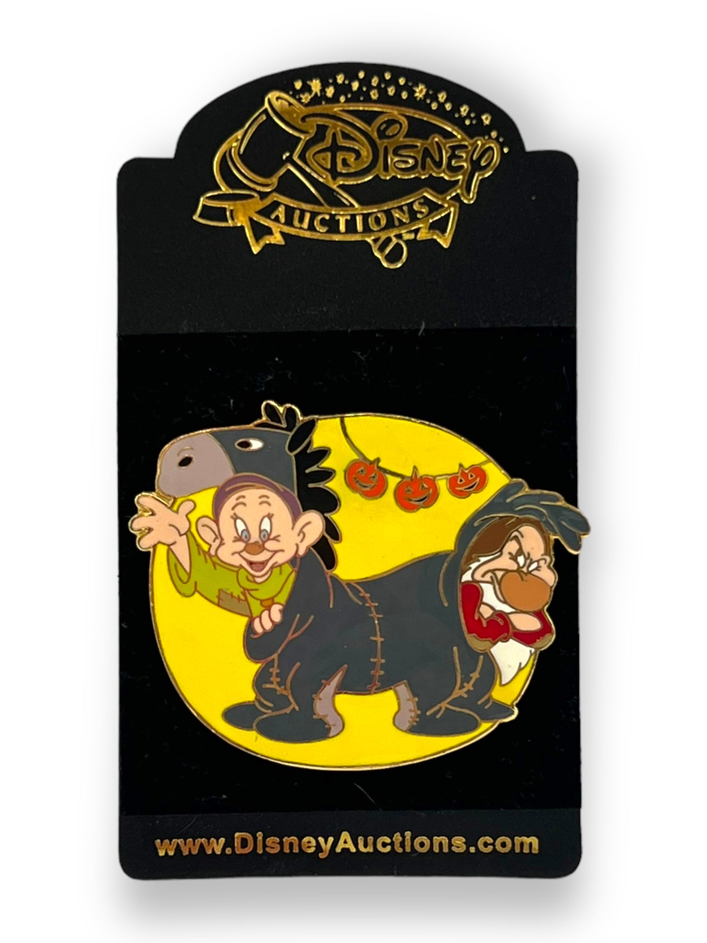 Disney Auctions Halloween Party Dopey & Grumpy Pin