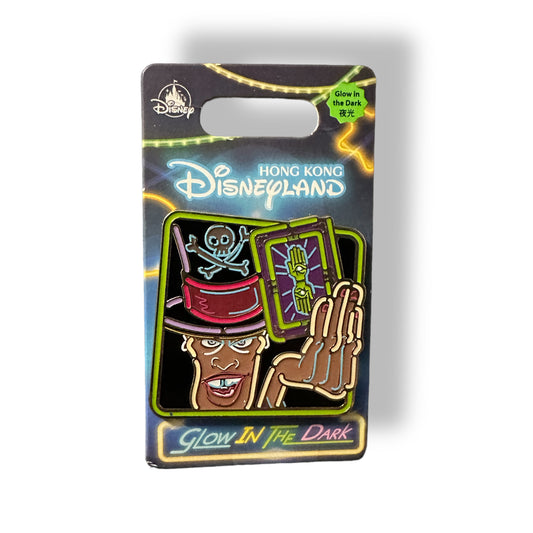 HKDL Villains Neon Sign Dr. Facilier Pin