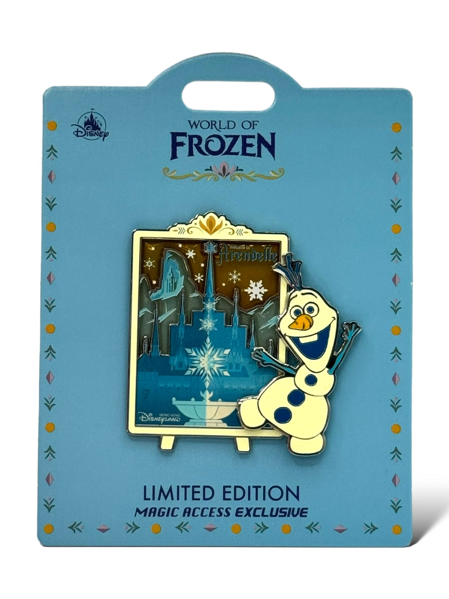 HKDL World of Frozen Olaf Pin