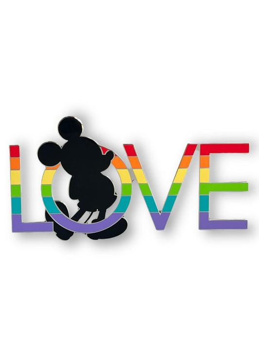 DLRP Pride Mickey Love Jumbo Pin