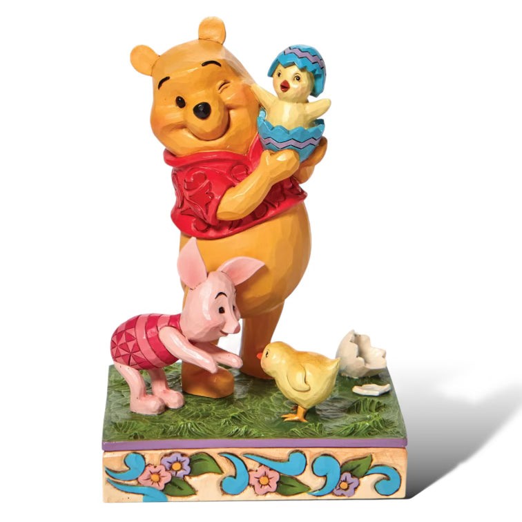 A Spring Surprise Pooh & Piglet With Chick