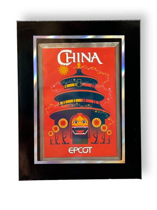 WDI Epcot Poster China Pin