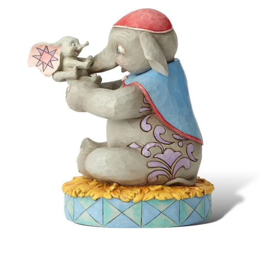 A Mother's Unconditional Love Dumbo and Mrs. Jumbo Figurine