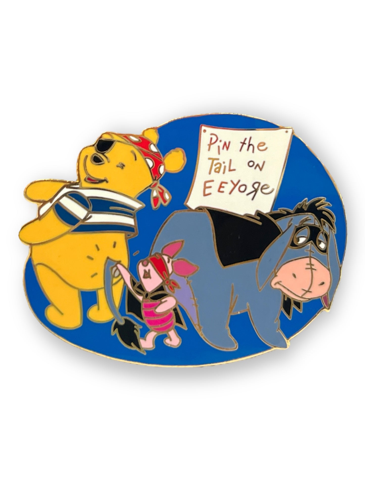 Disney Auctions Halloween Party Winnie The Pooh & Eeyore Pin