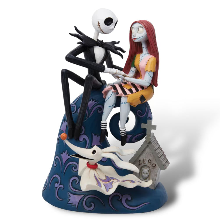 Spiral Hill’s Romance Jack, Sally, and Zero Figurine