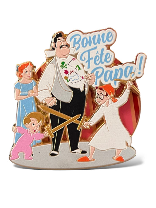 DLRP Father's Day George and Darling Children Pin