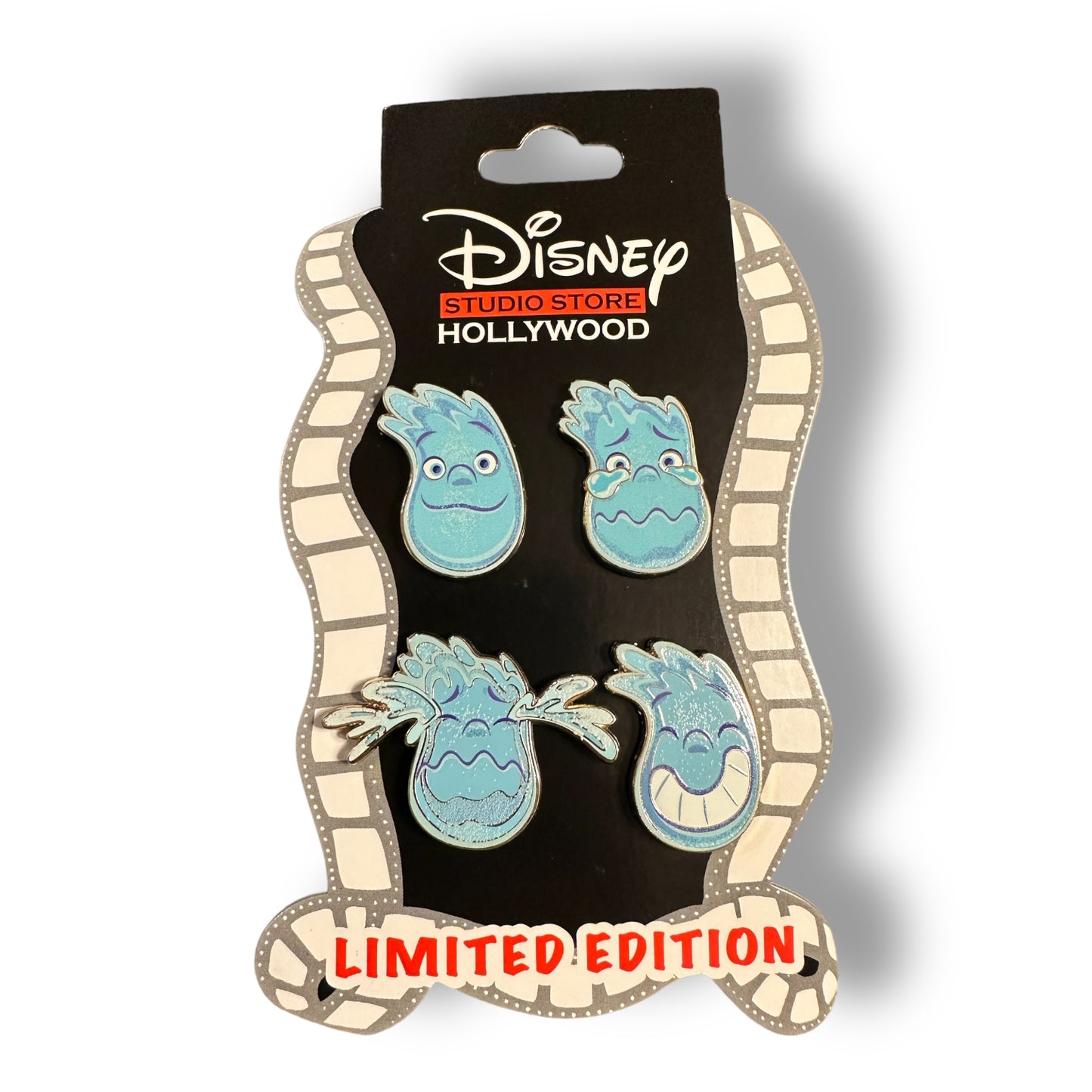 DSSH Disney Pixar Elemental Wade 4 Pack Pin Set