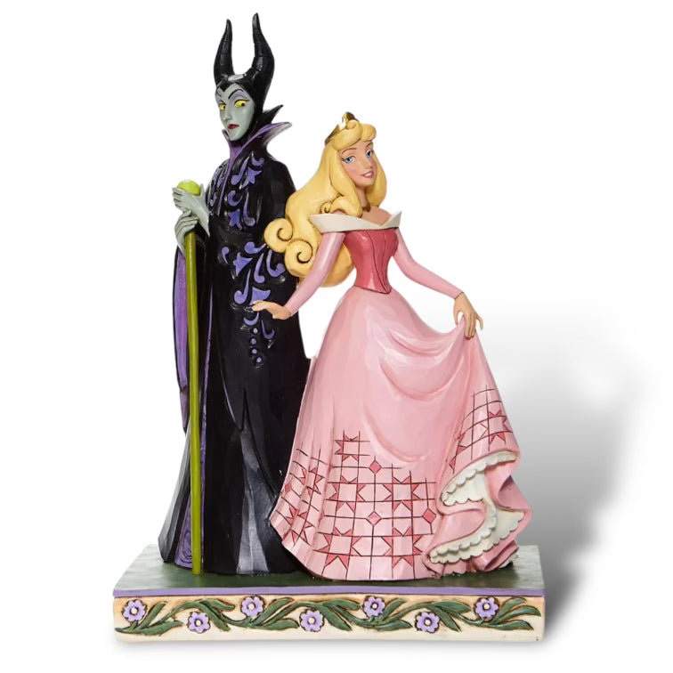 Sorcery and Serenity Aurora & Maleficent Figurine