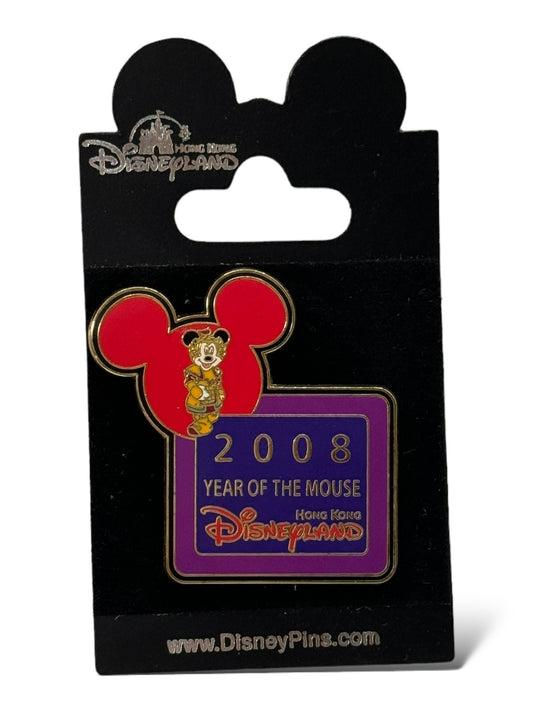 HKDL Lunar New Year Mickey Pin