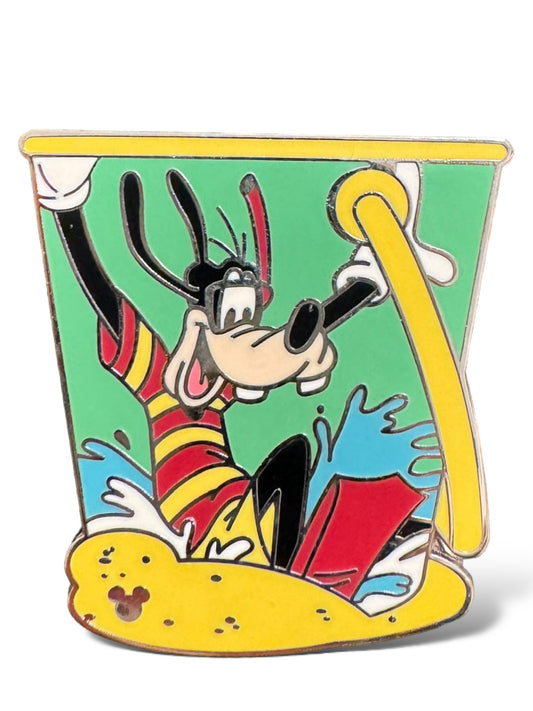 Cast Lanyard Sand Pails Goofy Hidden Mickey Pin