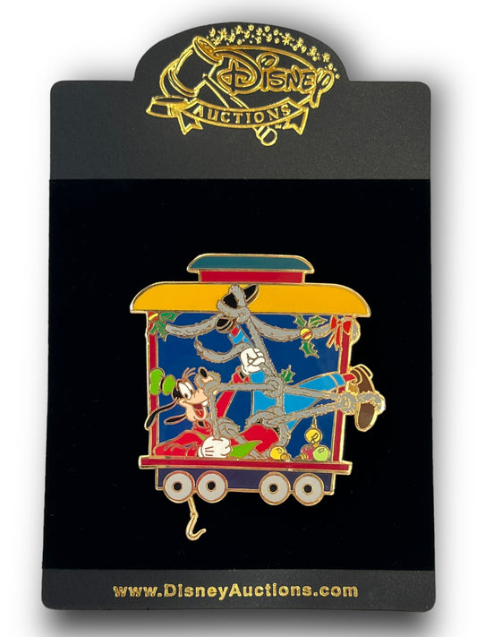Disney Auctions Mickey & Friends Christmas Train Goofy Pin