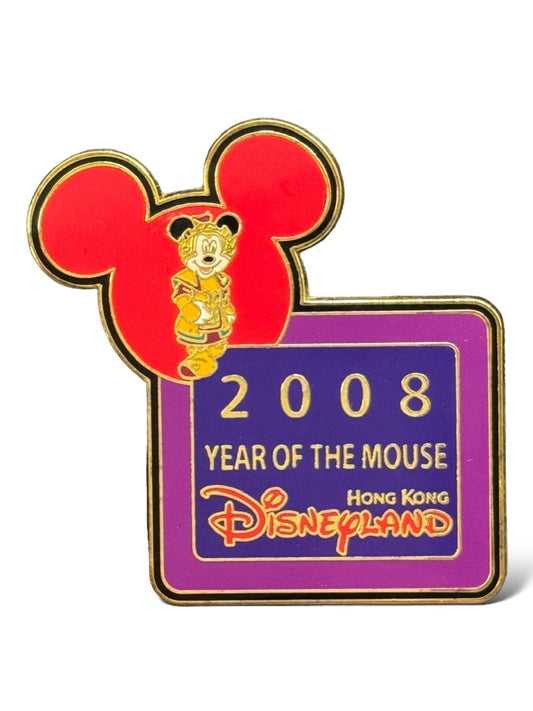 HKDL Lunar New Year Mickey Pin