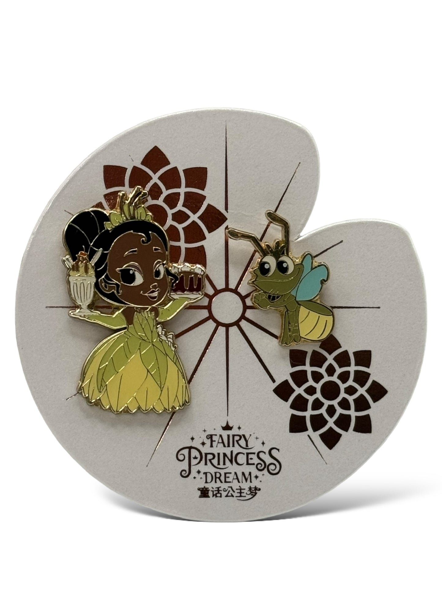 HKDL Fairy Princess Dream Tiana and Ray Pin