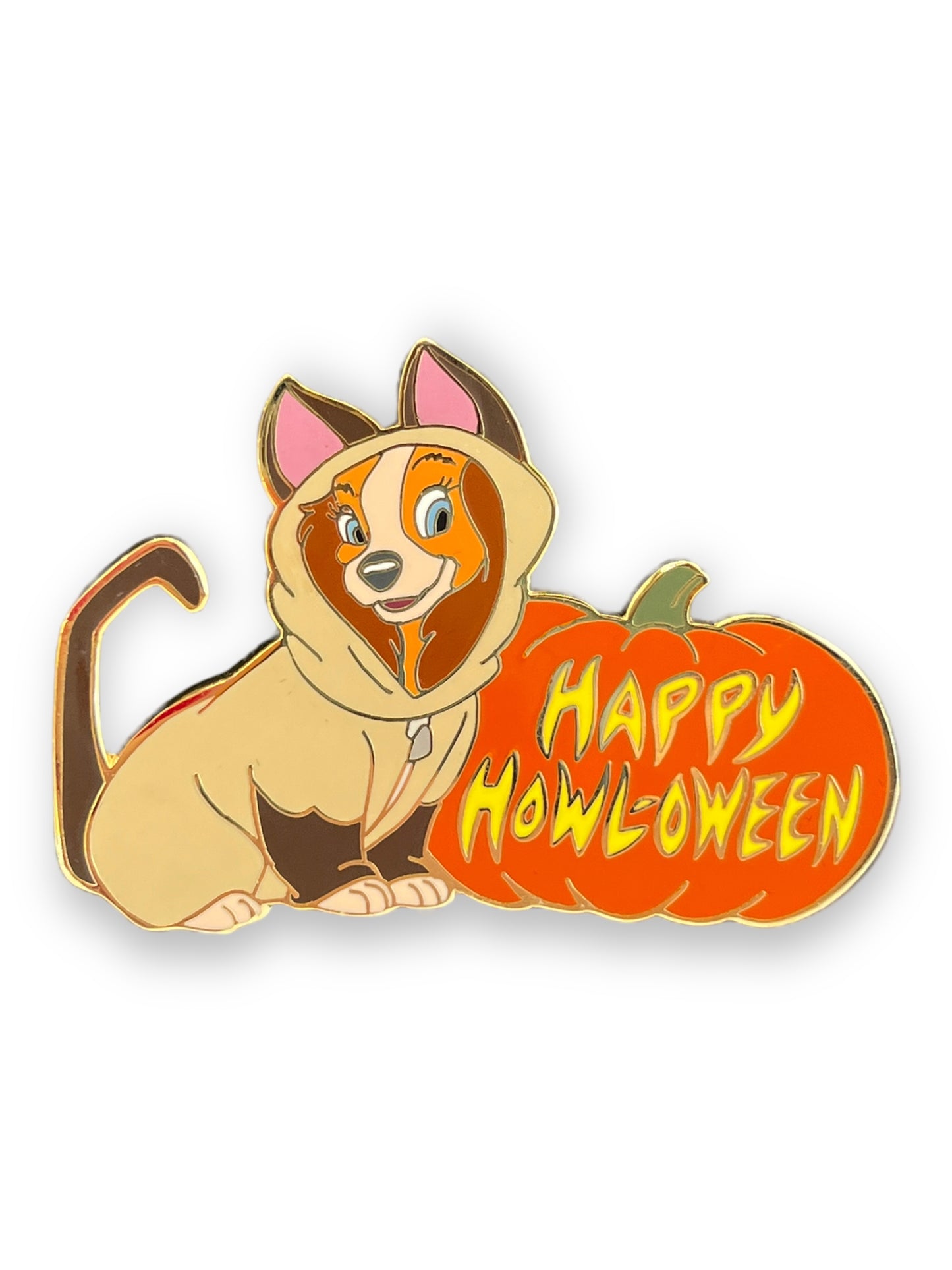 Disney Auctions Happy Halloween Cats & Dogs Lady Pin