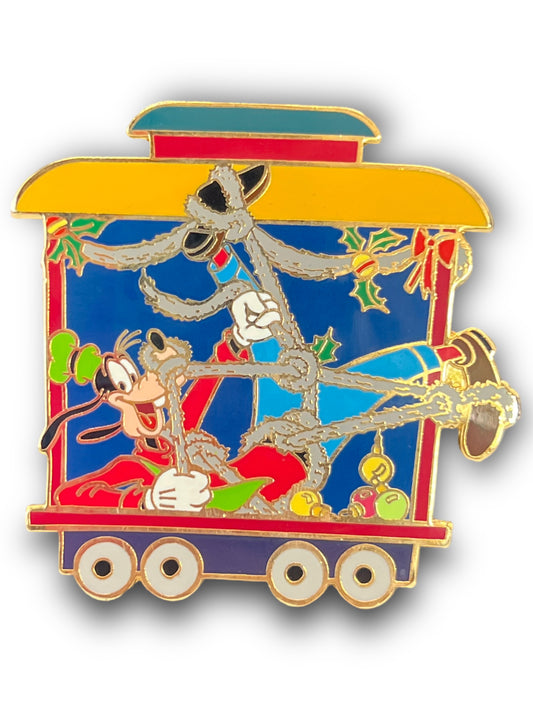 Disney Auctions Mickey & Friends Christmas Train Goofy Pin