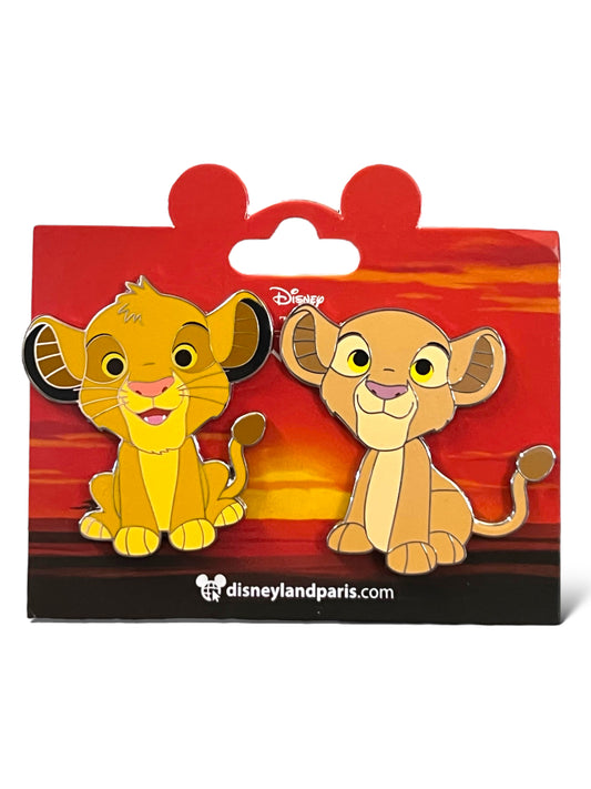 DLRP The Lion King Simba and Nala 2 Pin Set