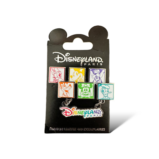 DLRP Pride Mickey and Friends Dangle Pin