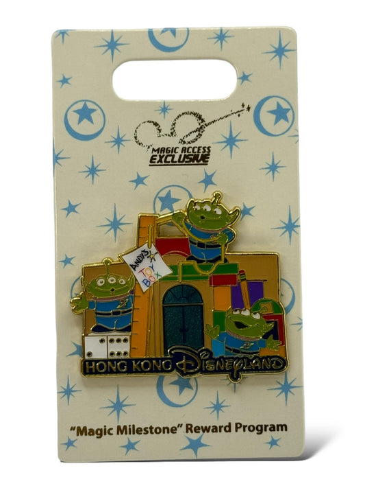 HKDL Magic Access Andy's Toy Box Little Green Alien Pin