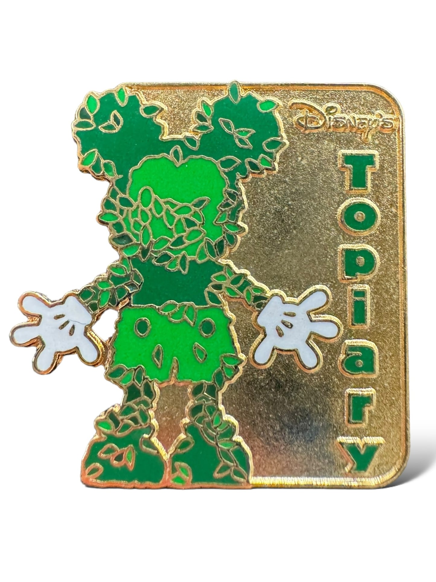 Cast Lanyard Gold Topiary Characters Mickey Hidden Mickey Pin