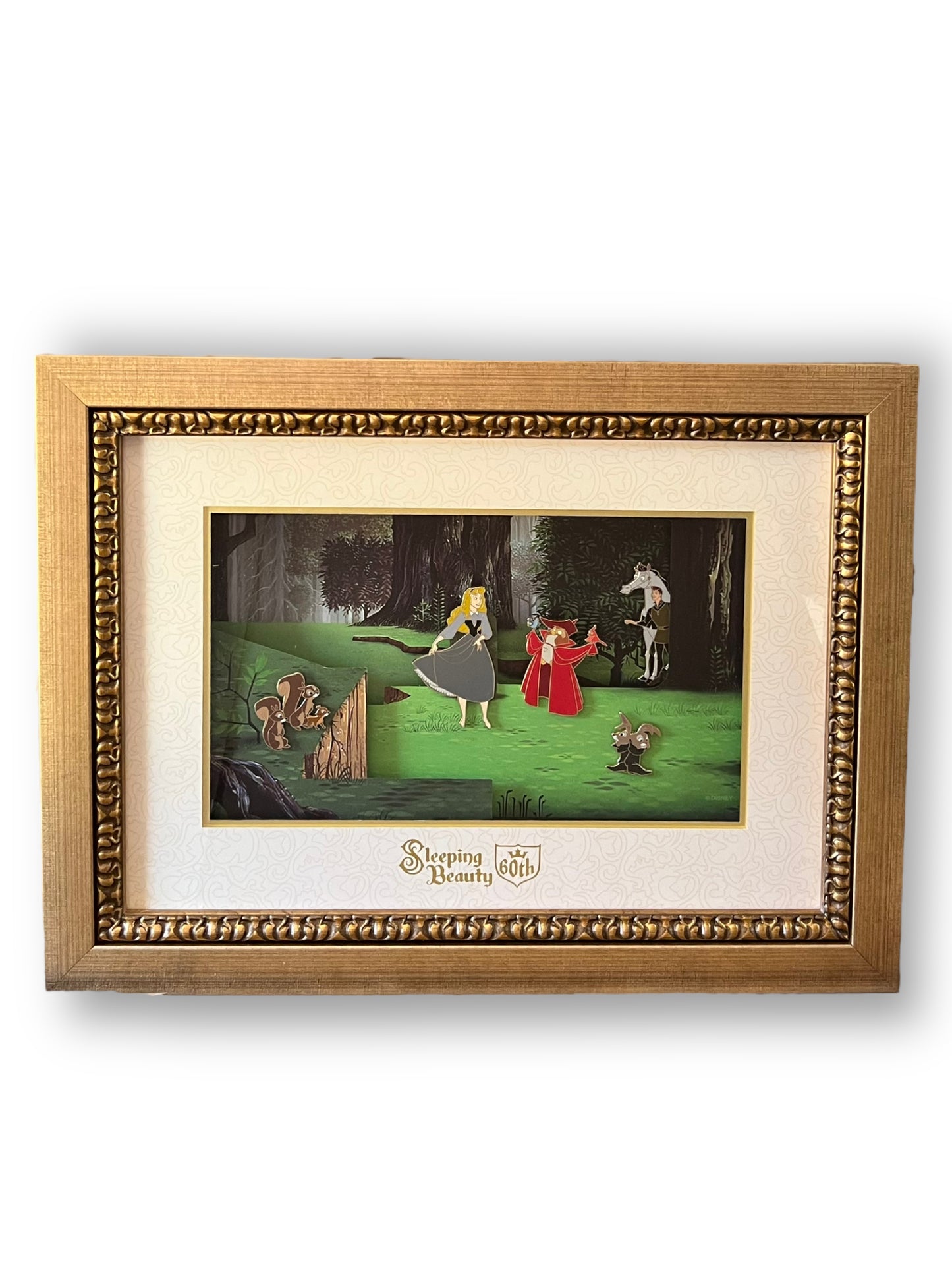 60th Anniversary Sleeping Beauty Diorama 5 Pin Frame Set