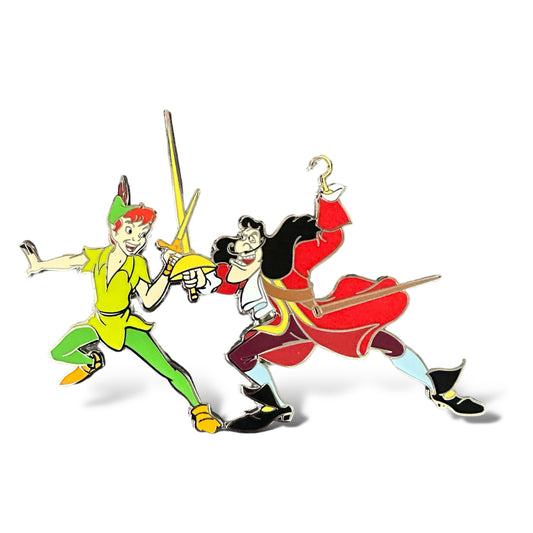 DLRP Peter Pan Fighting Captain Hook Pin