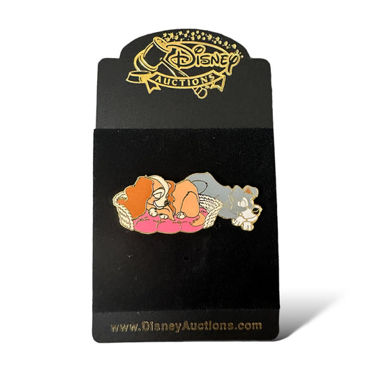Disney Auctions Lady and The Tramp Sleeping Pin