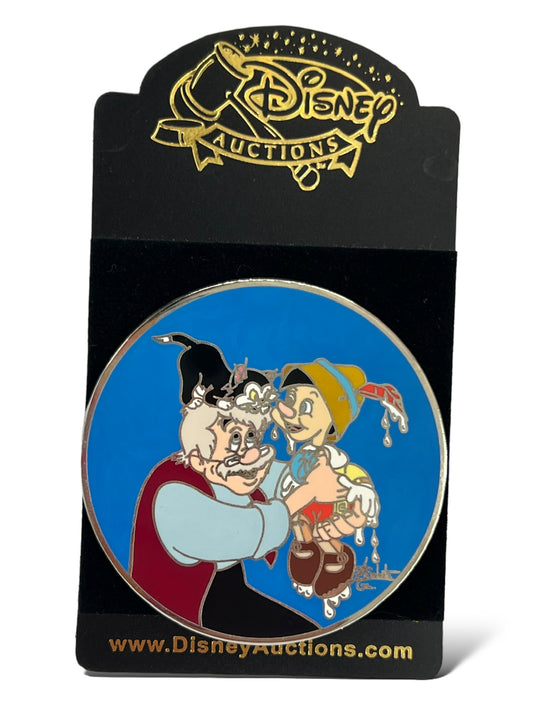 Disney Auctions Elisabete Gomes Geppetto and Pinocchio Pin