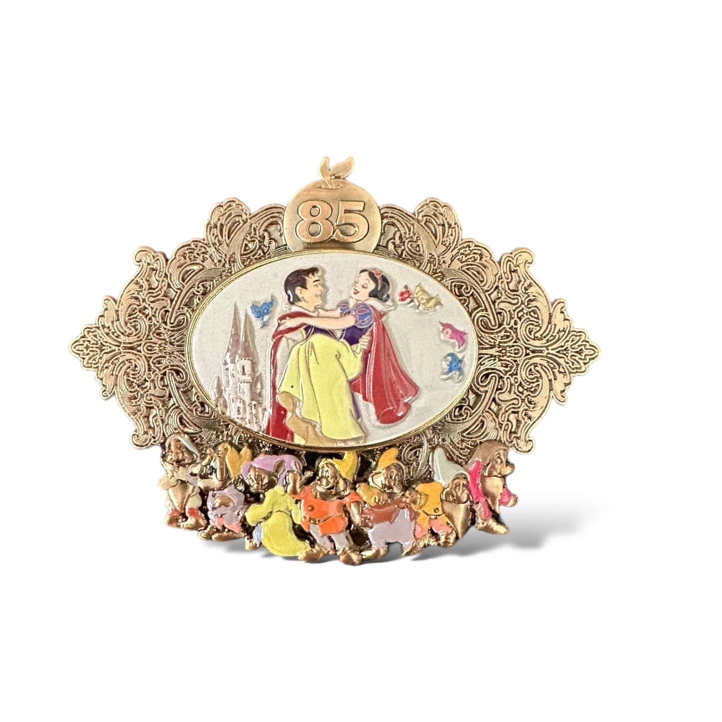 DEC Snow White and The Seven Dwarfs 85th Anniversary Snow White and Prince Pin