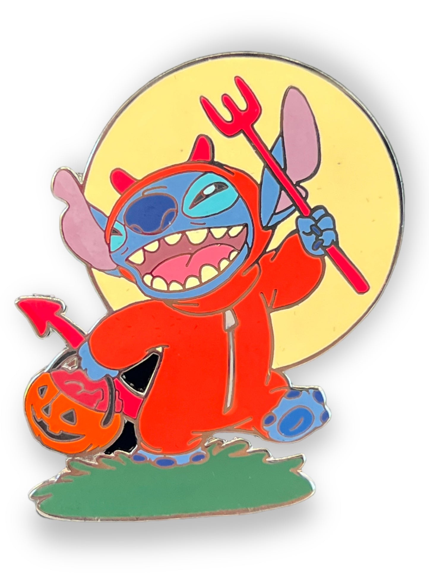 Disney Auctions Stitch Halloween Devil Pin