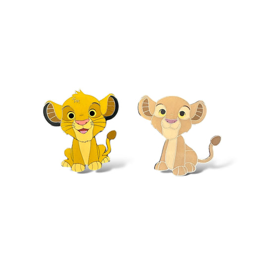 DLRP The Lion King Simba and Nala 2 Pin Set