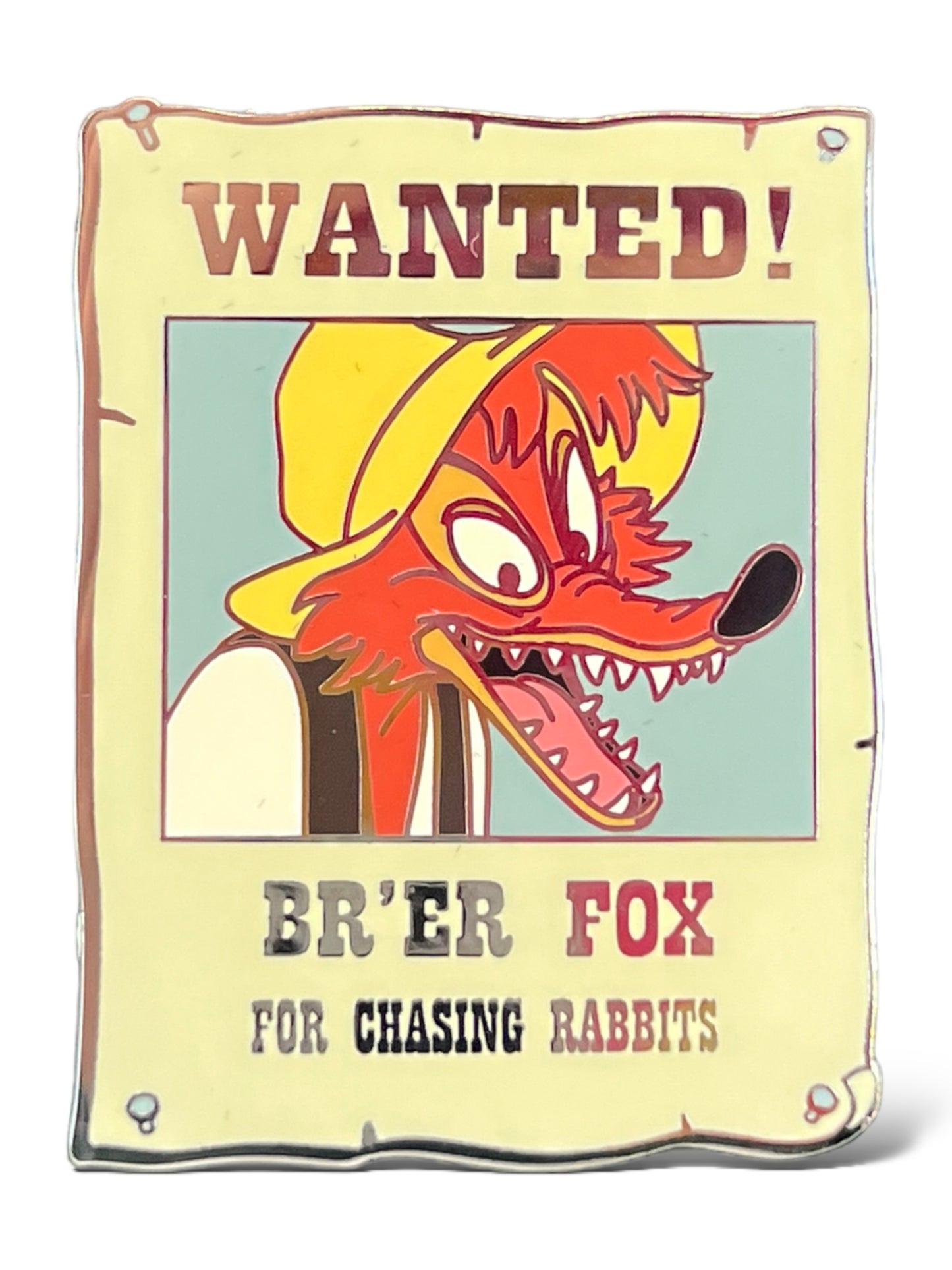 Disney Shopping Wanted! Poster Brer Fox Pin