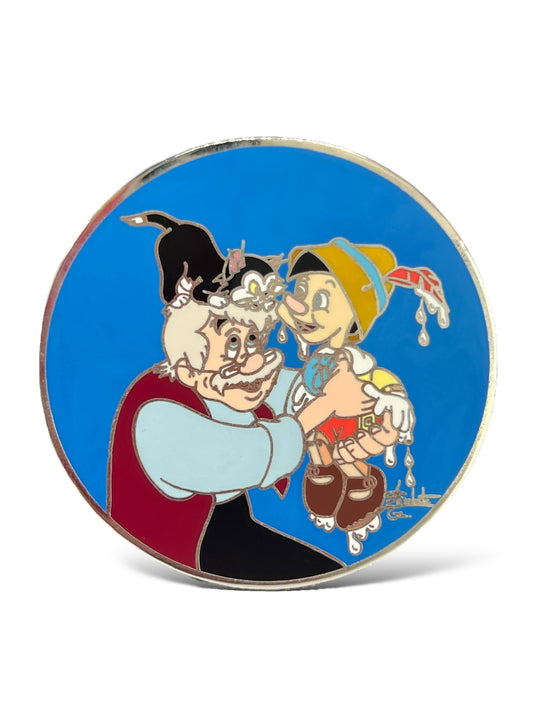 Disney Auctions Elisabete Gomes Geppetto and Pinocchio Pin