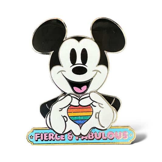 DLRP Pride Mickey Fierce & Fabulous Pin