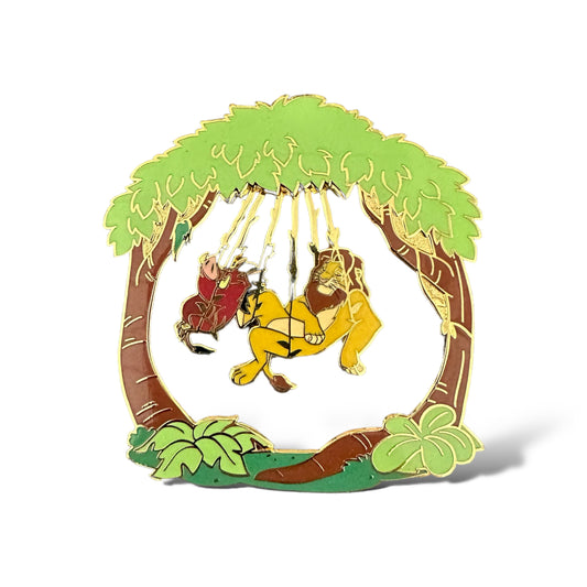 DLRP The Lion King Simba and Pumbaa Slider Pin