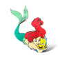 DLRP The Little Mermaid Ariel and Flounder Pin