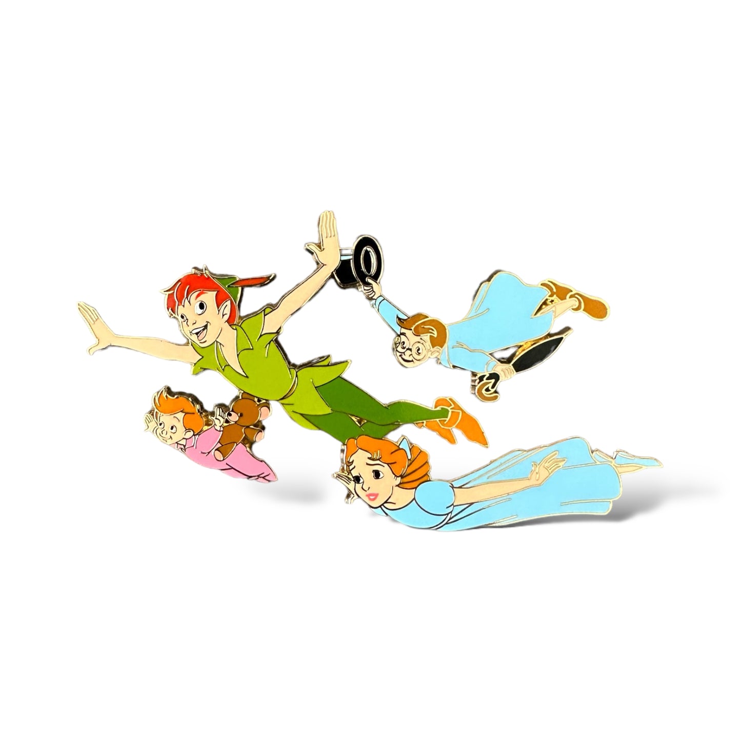DLRP Peter Pan Flying with Darling Children Pin