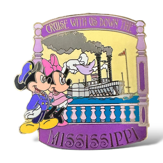 Disney Auctions Mickey and Minnie Mississippi Pin