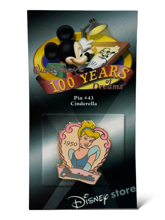 Disney Store 100 Years of Dreams Cinderella 1950 Pin