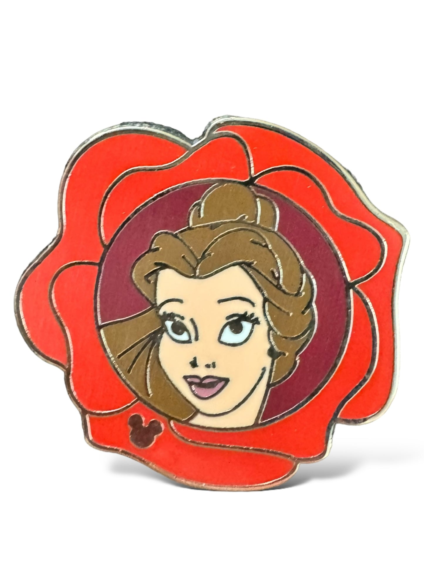 Cast Lanyard Princess Flowers Belle Hidden Mickey Pin