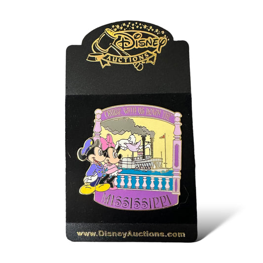 Disney Auctions Mickey and Minnie Mississippi Pin