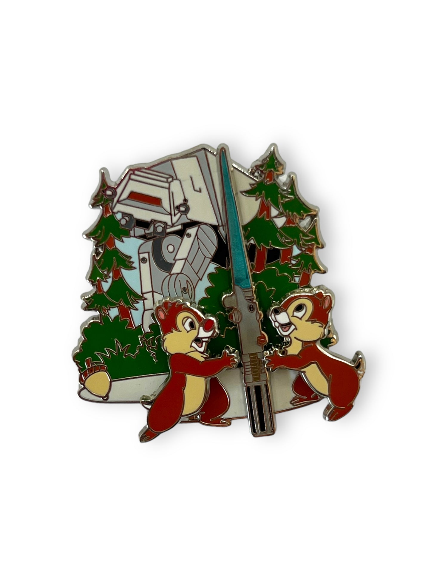 Chip n' Dale Adventure Star Tours Completer Box Pin