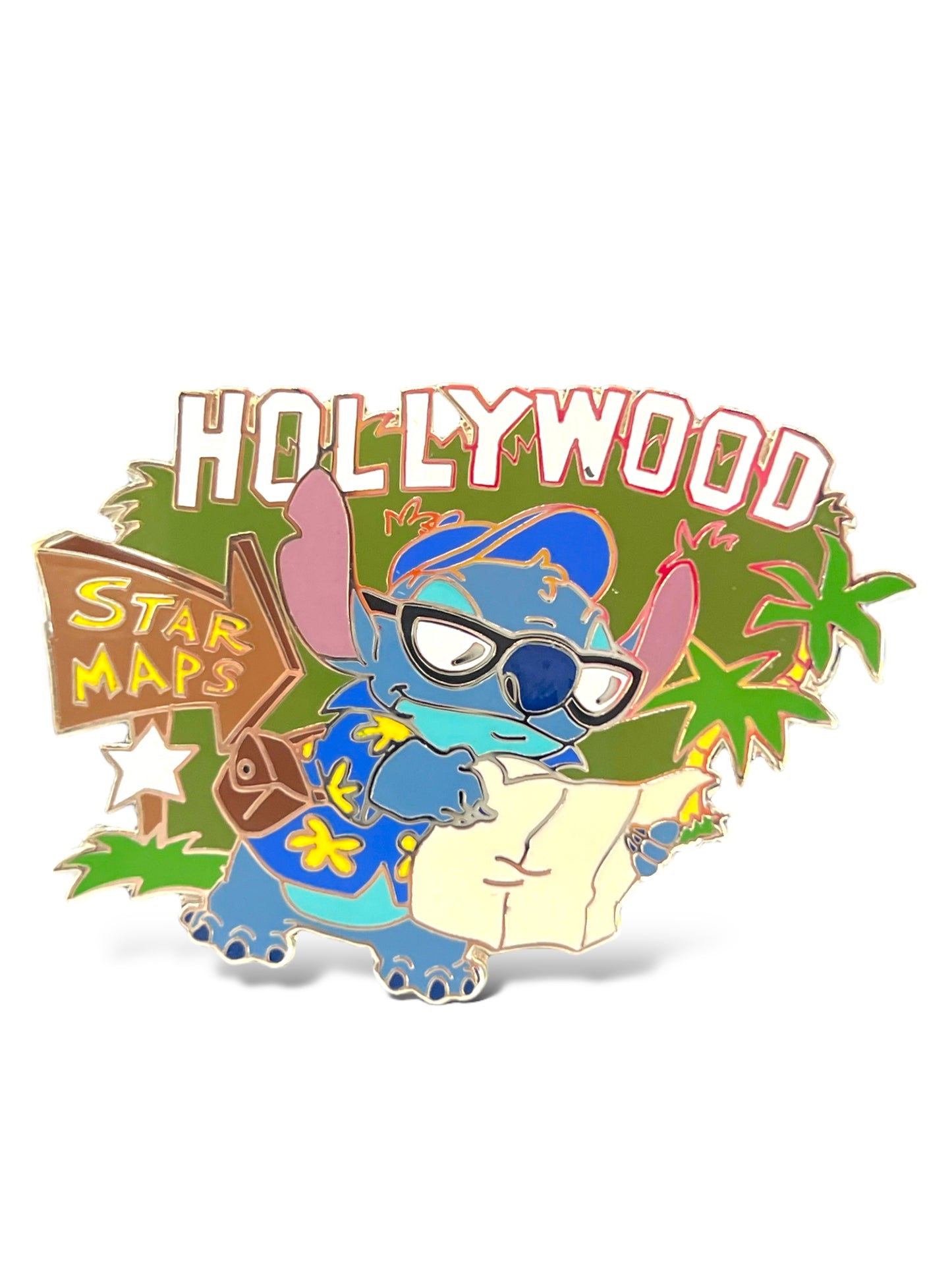 Disney Auctions Stitch in US Cities Hollywood Pin